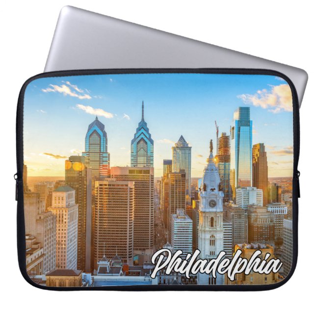 City Of Philadelphia, Pennsylvania, USA Laptop Sleeve (Front)