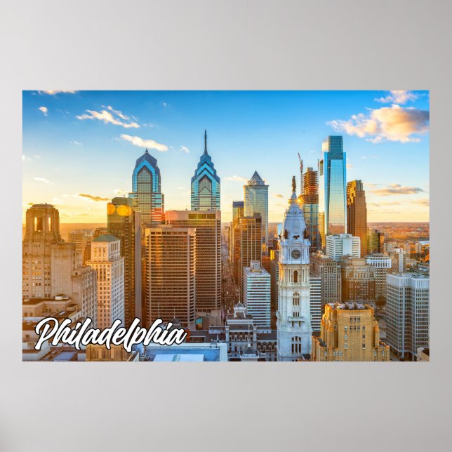 City Of Philadelphia, Pennsylvania, USA Poster (Front)