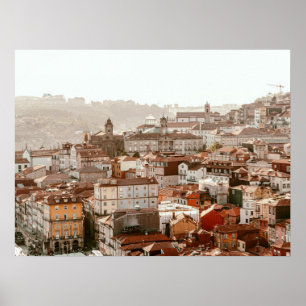 City of Porto during sunset Poster
