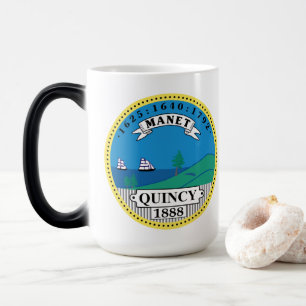 City of Quincy Massachusetts Magic Mug