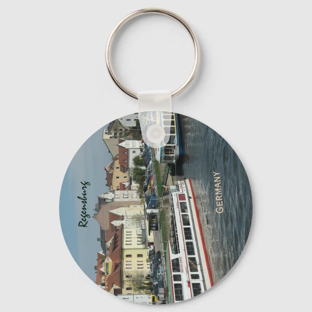 City of  Regensburg Germany Key Ring (Front)
