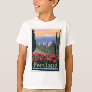 City of Roses Portland, Oregon T-Shirt