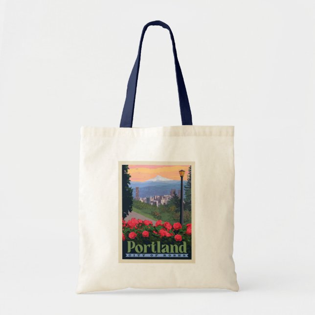 City of Roses | Portland, Oregon Tote Bag (Front)