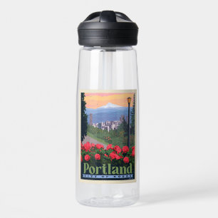 City of Roses   Portland, Oregon Water Bottle