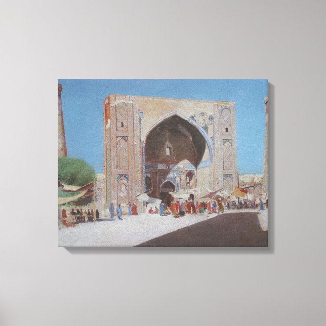 City of Samarkand (by Vasily Vereshchagin) Canvas Print (Front)