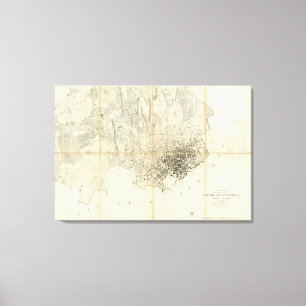 City Of San Francisco And Its Vicinity, California Canvas Print