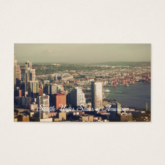 City of Seattle. View from city tower. Landscape