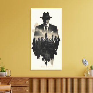 City of Shadows Canvas Print