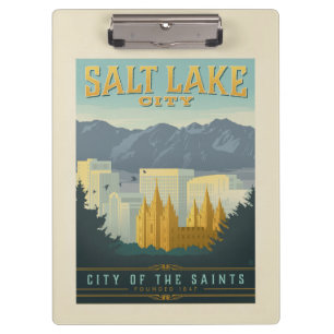 City of the Saints Salt Lake City, Utah Clipboard