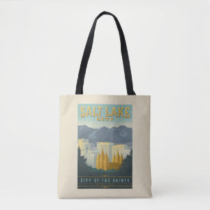 City of the Saints Salt Lake City, Utah Tote Bag