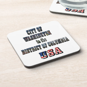 City of Washington in the District of Columbia USA Coaster