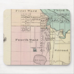 City of Waupaca, Village of Winneconne Mouse Pad