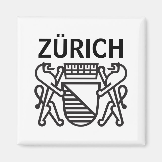 City of Zürich, SWITZERLAND Magnet (Front)