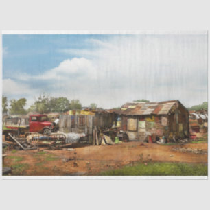 City - Oklahoma City OK - Hooverville 1939 Tissue Paper