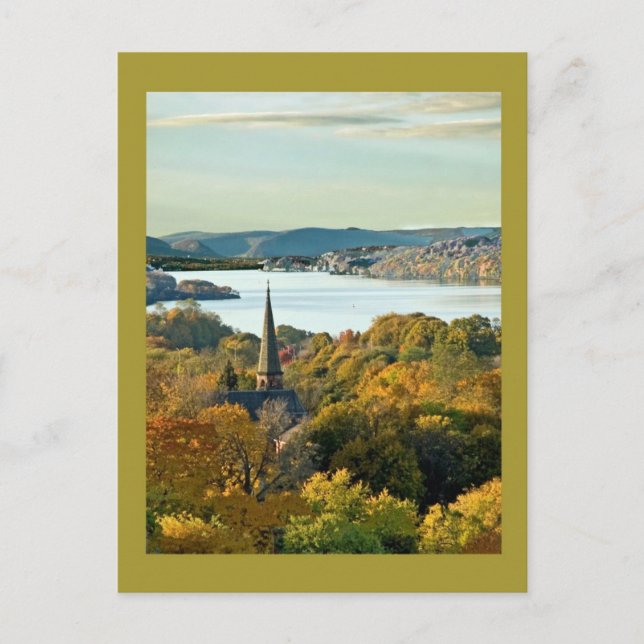 City on the River Postcard (Front)