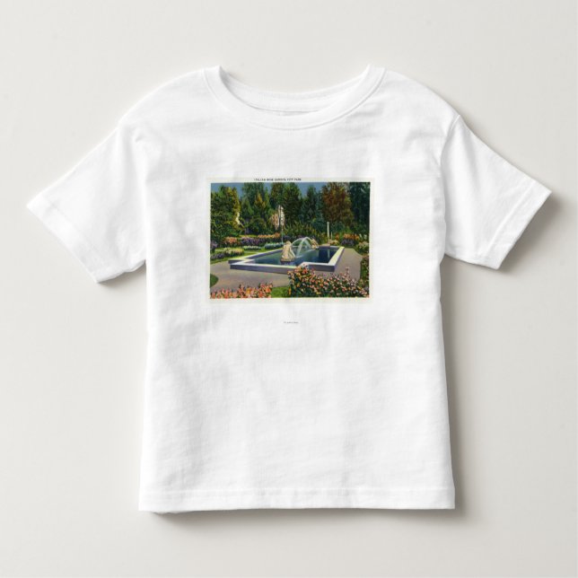 City Park Italian Rose Garden View Toddler T-Shirt (Front)