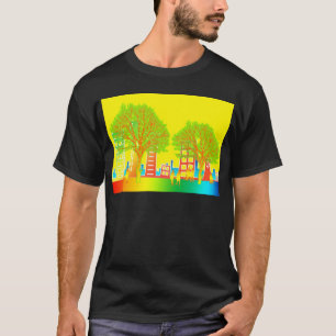 City People Rainbow Colourful Destiny T-Shirt