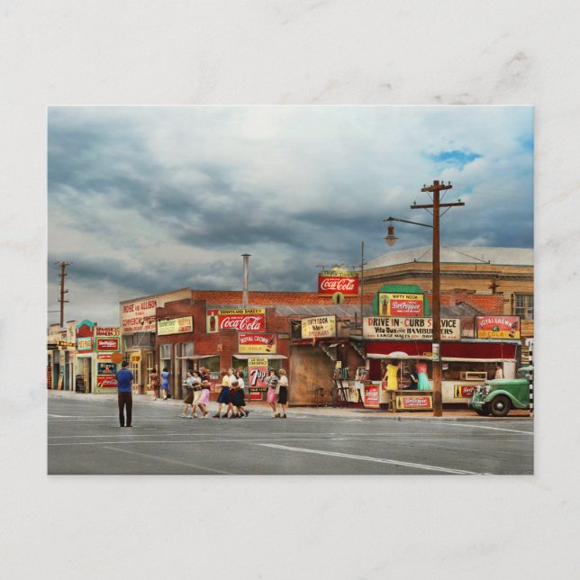 City - Phoenix AZ - Pop Culture 1940 Postcard (Front)