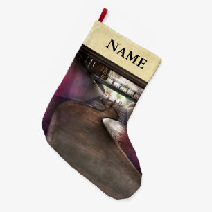 City - Pittsburgh, PA - Welcome to the future Large Christmas Stocking