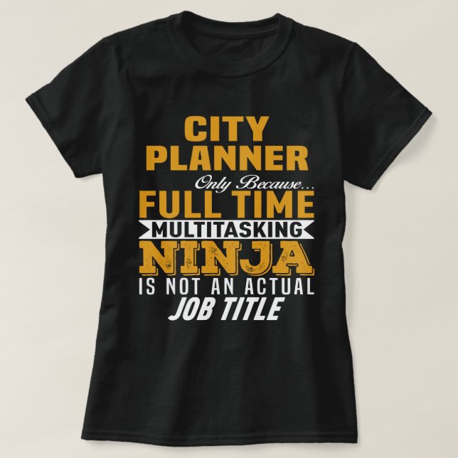 City Planner T-Shirt (Design Front)