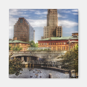 City - Providence RI - The Skyline Magnet