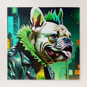 CITY PUNK BULLDOG 2 JIGSAW PUZZLE