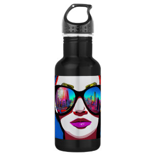 City Reflection in Sunglasses Woman 532 Ml Water Bottle
