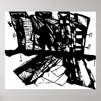CITY REFLECTION POSTER