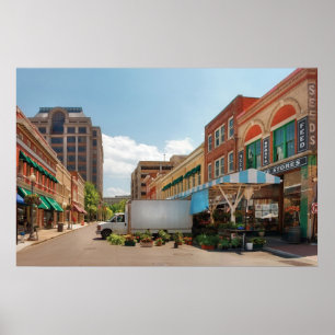 City - Roanoke, VA - The City Market Poster