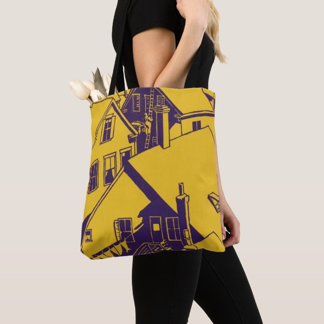 City Rooftops Tote Bag (Close Up)
