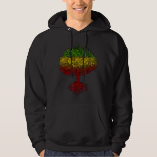 City Roots Rasta Reggae Roots Clothing  Hoodie