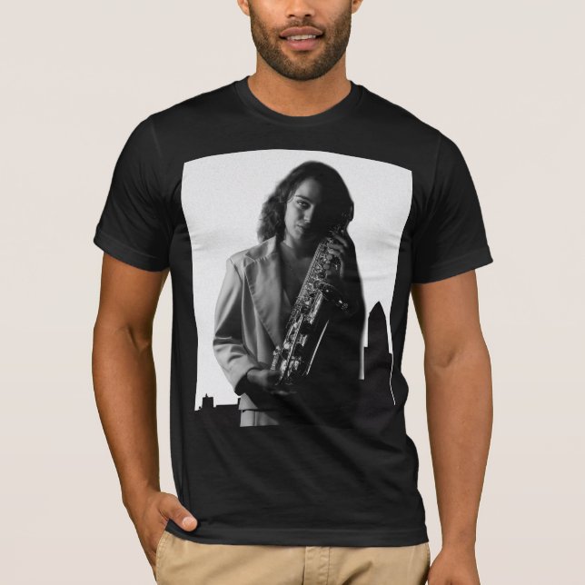 City Saxophone T-Shirt (Front)