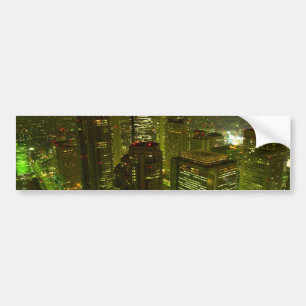 City Scape Bumper Sticker