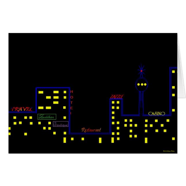 City Scape Card (Front Horizontal)