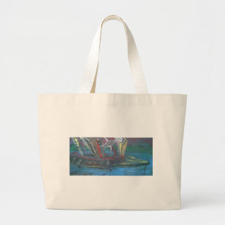 City Scape Supports Large Tote Bag