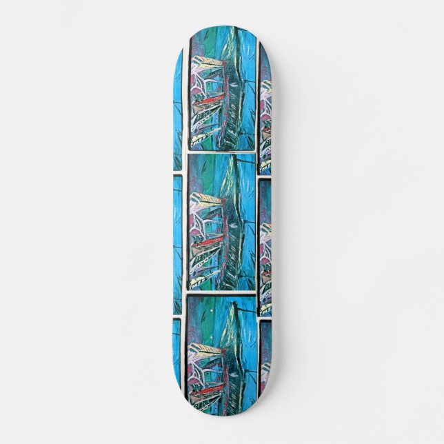 CITY SCAPE SUPPORTS SKATEBOARD (Front)