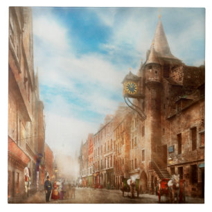 City - Scotland - Tolbooth operator 1865 Tile