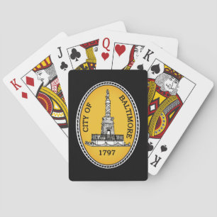 City Seal of Baltimore, Maryland Playing Cards