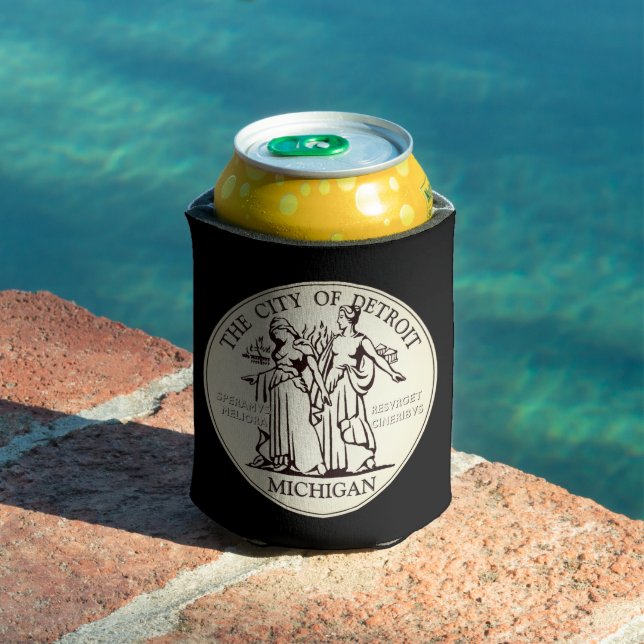 City Seal of Detroit Can Cooler (In Situ Pool)
