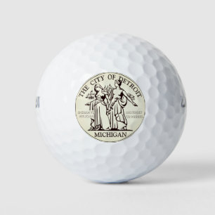 City Seal of Detroit Golf Balls