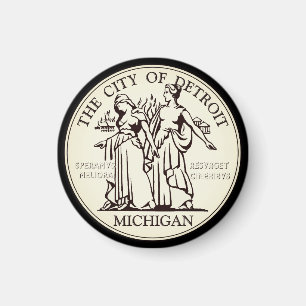 City Seal of Detroit Magnet
