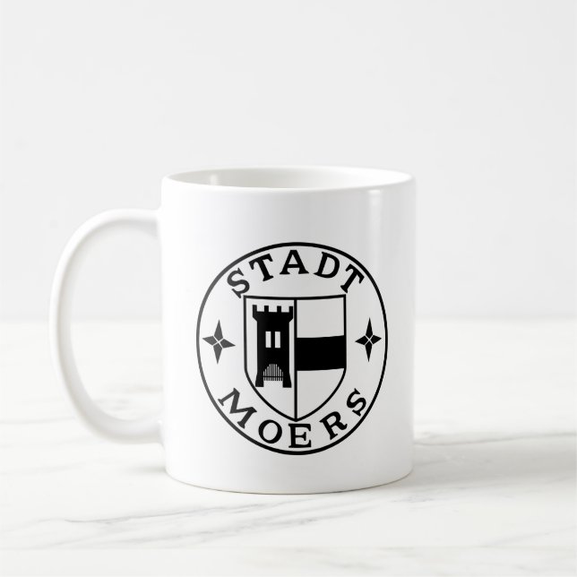 City Seal of Moers, Germany Coffee Mug (Left)