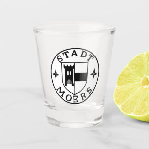City Seal of Moers, Germany Shot Glass