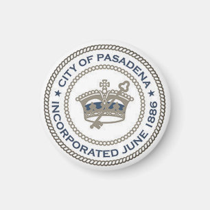 City Seal of Pasadena, California Magnet