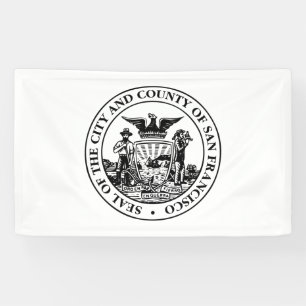 City Seal of San Francisco (California, USA) Banner