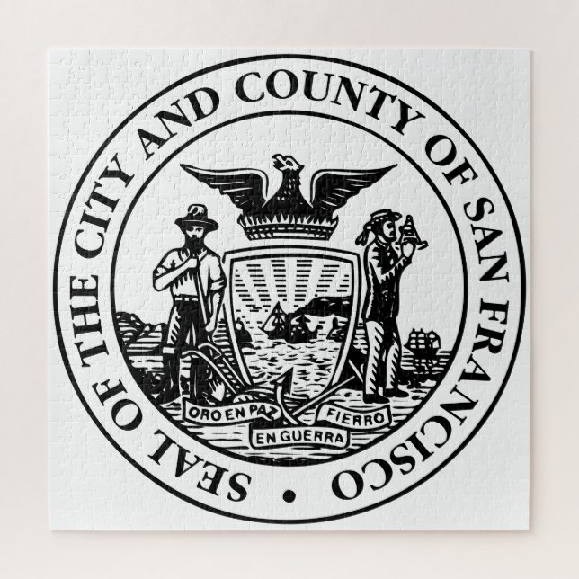 City Seal of San Francisco (California, USA) Jigsaw Puzzle (Vertical)