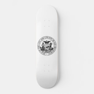 City Seal of San Francisco (California, USA) Skateboard