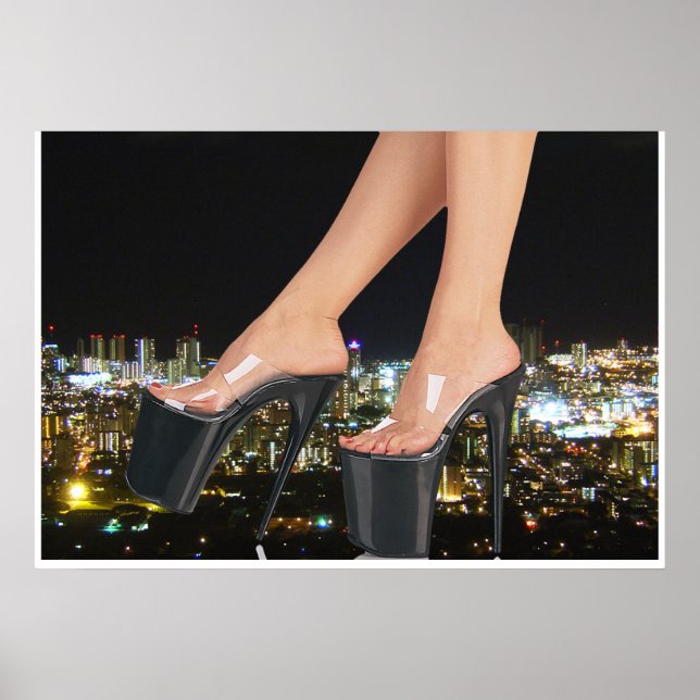 City Shoes - Stiletto Art Poster (Front)