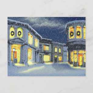 City Sidewalks Postcard