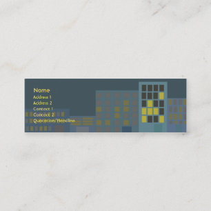 City - Skinny Mini Business Card